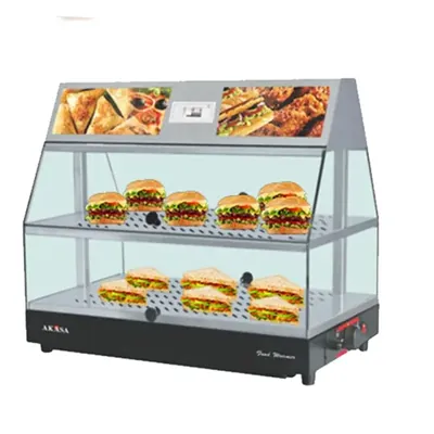 AKASA FW 704 Electric Food Warmer with 2 SS Shelves, 800 W