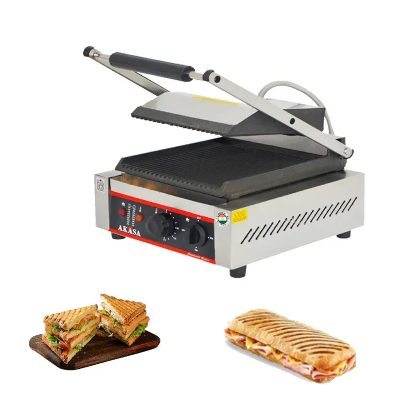 AKASA SG 12 Electric Sandwich Griller 4 Jumbo Sandwich, 3000 W