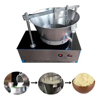 140 Litre Gas Operated Standing Type Khoya/Mawa Making Machine