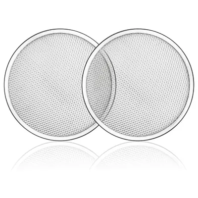 12 Inch aluminium Pizza Screen/mesh jali (Pack-Pack of 2)