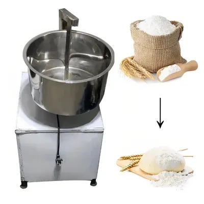 Commercial L-Type Atta (Flour) Mixing Machine With 1 HP Motor and 15 kg Bowl Capacity (Weight 52 kg)