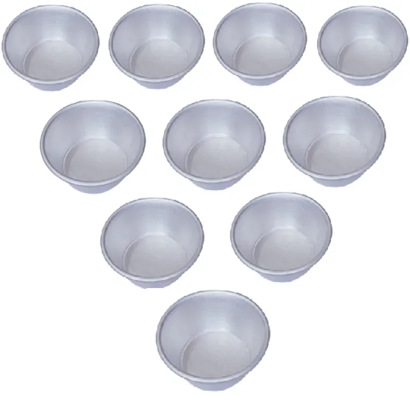 Aluminum Long Lasting (Pack of 55) Muffin Moulds for Bakeries, Commercial Kitchen and Catering Service