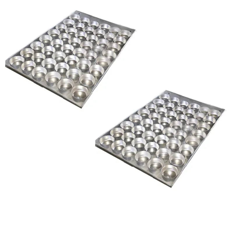 Aluminium 13 x 18 Inch, No. 6 Muffin Tray With 48 Baking Pots for Muffins, Cupcakes (Pack-2 Pcs)