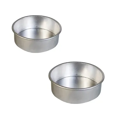 Aluminum (Pack of 40) Baking Mould, 8 Inch and 9 Inch Size for Bakery Use