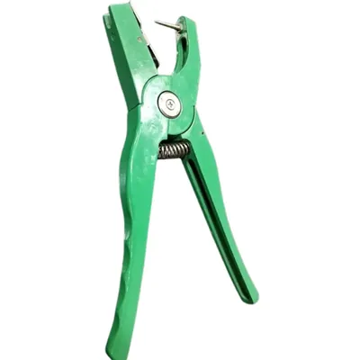 COWFY Animal Ear Tag Applicator For Livestock Animals, 25 x 10 x 10 cm, Metal Body
