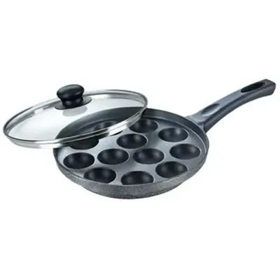 Skyline (Pack of 10) Appam Maker with Glass Lid (12 Cups), VTL-8800