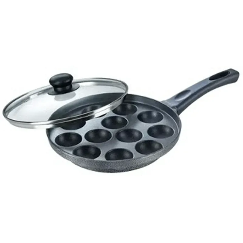 Skyline (Pack of 10) Appam Maker with Glass Lid (12 Cups), VTL-8800