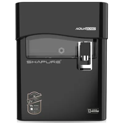 Shapure Aqua 9090 RO Water Purifier, 9 Stage RO With 13 L Storage Tank, (Black)