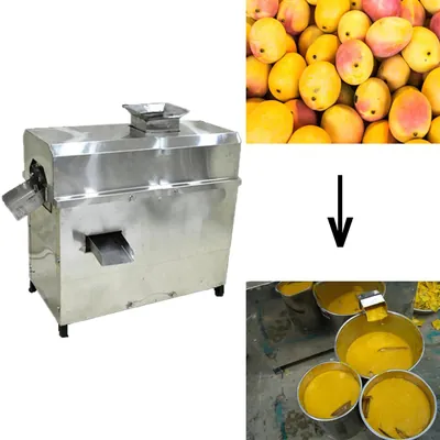 Commercial 1.5 HP 200 kg/Hour Mango Pulp Machine