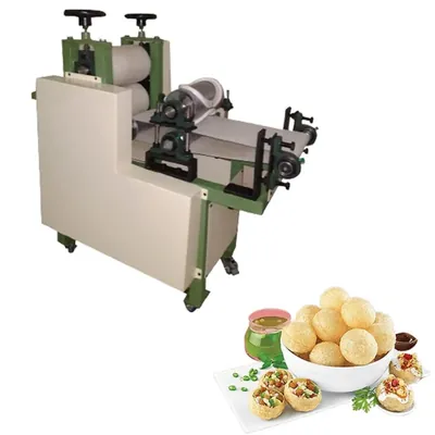 Automatic 5000 pcs/hr Pani Puri Making Machine with 0.5 HP Motor