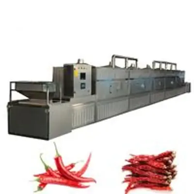 Commercial Automatic Red Chilli Dryer Machine, 100-2000 kg/batch