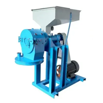 Commercial 10 HP Double Stage Flour Mill/Pulverizer Machine, 70-150 kg/hr Capacity (Without Motor)