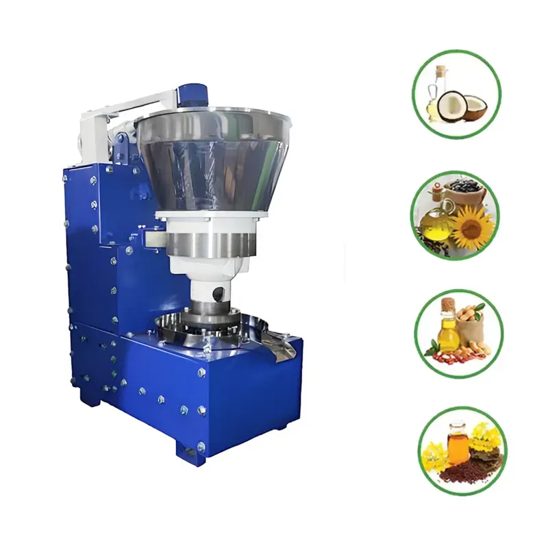 Automatic Wooden Cold Press Oil Machine, 2 HP Motor with 10 kg/hr Production Capacity, Blue