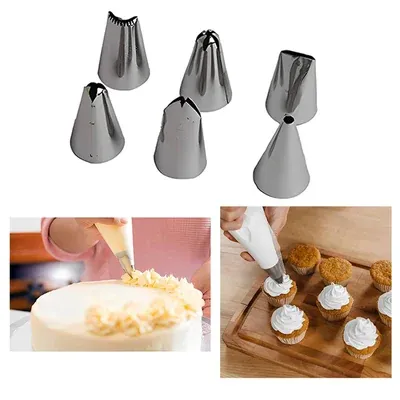 15 pcs Cake Decor Nozzle Set with Cleaning Brush