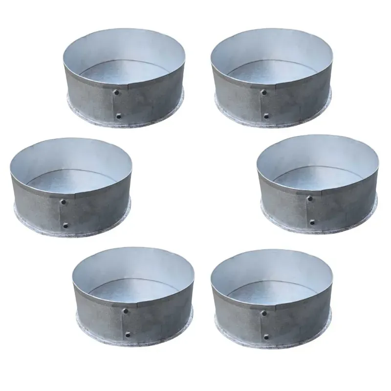 Premium (Pack of 6) Long Lasting Aluminum 7 Inch Round Shape Cake Moulds for Professional Bakeries