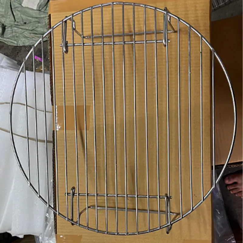 13.8 Inch Mild Steel Grill for NE GRILLS 14 Inch Round Charcoal Barbeque Grill With 4 Skewers