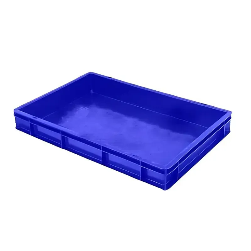 Aristo Pack of 3, 14 L 600 x 400 x 80 mm Complete Closed Solid Plastic Crate, 64080 CC