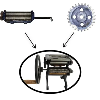 Big Cutter and 26 Teeth Mild Steel Gear (Big) Combo for Noodle Making Machines