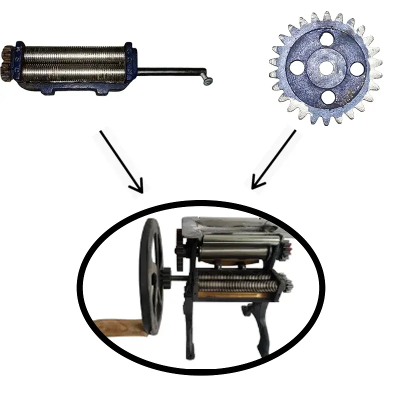 Big Cutter and 26 Teeth Mild Steel Gear (Big) Combo for Noodle Making Machines
