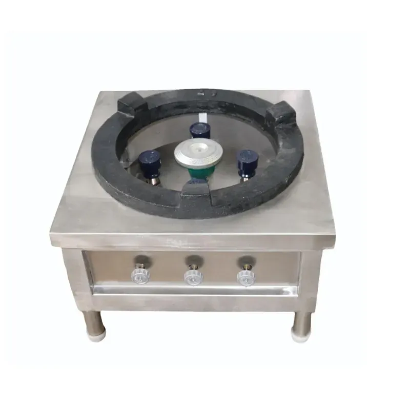 Stainless Steel 32 x 32 x 24 Inch Biryani Gas Dum Bhatti with 5 Burners for Hotel, Restaurant