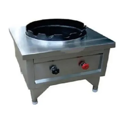 18 x 18 Inch Biriyani Warmer With Pilot Attachment, T-35 Heavy Burner and 14 Inch Chinese Doum