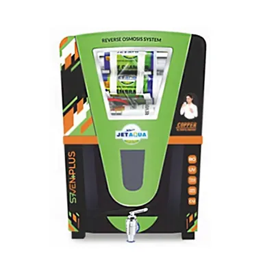 Jetaqua 12 Litre/hr Black Copper Seven Plus (RO + UV + UF) Water Purifier