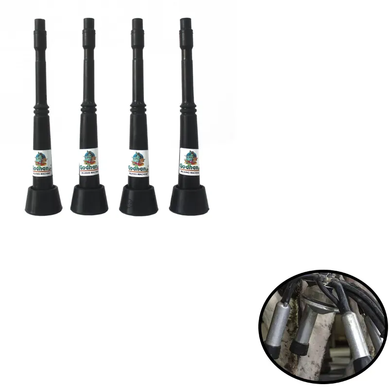GODHAN 19 mm Black Liners for Cow & Buffaloes Milking Machine (Pack of 4)