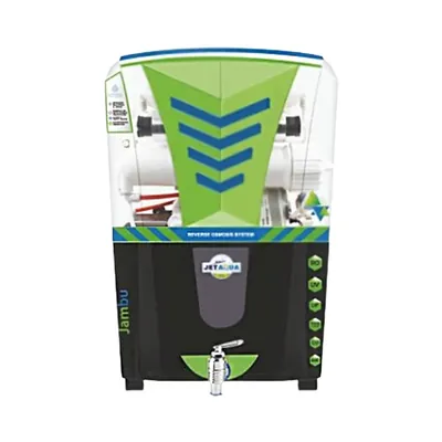 JetAqua Jambu Black Transparent 12 Litre/hr (RO + UV + UF) Water Purifier