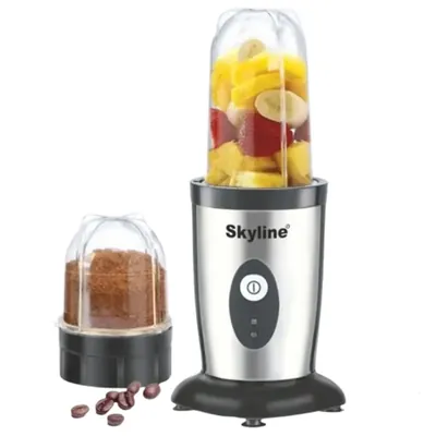Skyline (Pack of 8) 400 W Nutri Mix, Blender & Grinder with Dual Jar Convenience, VTL-555