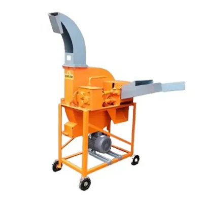 HARI OUM Blower Type Chaff Cutter/Grass Cutter 1000-1500 kg/hr with 3 HP Motor