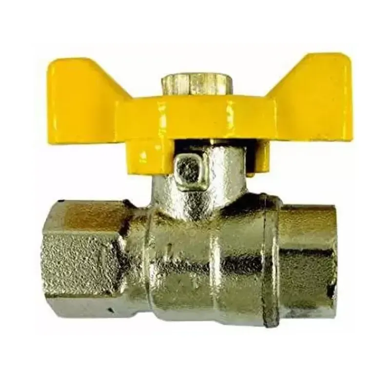 ADORMA Brass Ball Valve With Butterfly Handle for ADORMA Bain Marie, Length 5 cm, Height 4 cm
