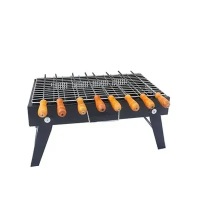 NE GRILLS 17 Inch Briefcase Style Charcoal Barbeque Grill