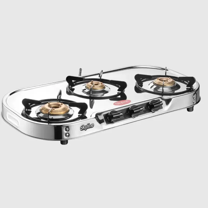 Skyline VTL-3113, 3 Burner SS Gas Stove
