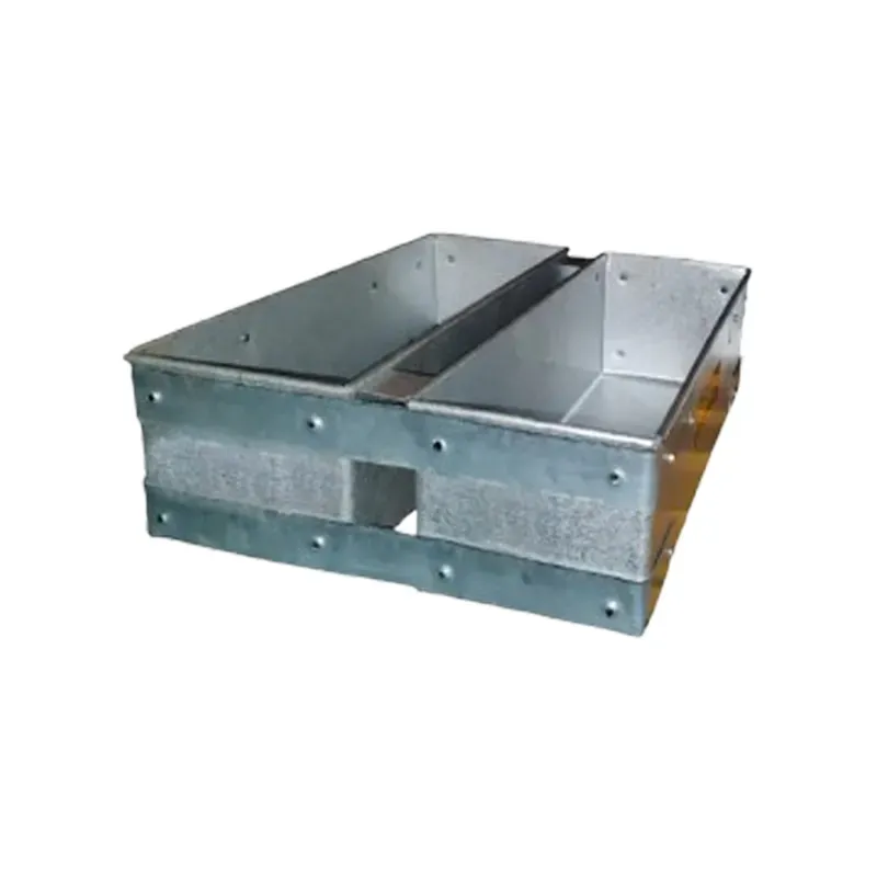 Aluminium 5.25 x 12 x 5.25 Inch (each) for 1 kg Double Bread Mould With Dhakkan Lid (Pack-1 Pc)