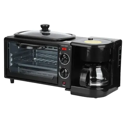 Ovastar 3 in 1 Breakfast Maker (OWBM-6900 OTG) with Coffee Maker
