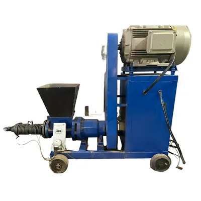 Gurdev Shakti 30 HP Commercial Cow Dung Screw Type Bio Coal Briquetting Machine, Capacity 500 kg/hr