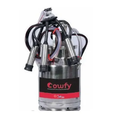 COWFY 20 Litre SS Milking Bucket Set With Pulsator, Claw & Cluster