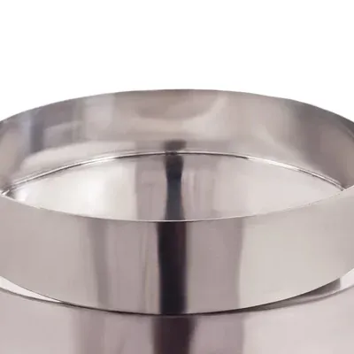 Commercial Stainless Steel 18 Inch Flat Ghevar Kadai 3 mm Thick Kitchenware