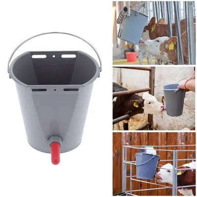 Cowtools Calf Feeding Bucket 3 Teat, 8 Litre Capacity