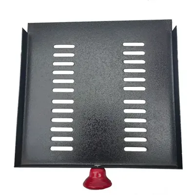 NE GRILLS 7.5 x 6.9 Inch Cast Iron Charcoal Tray for NE GRILLS 8 Inch Mini Charcoal BBQ Grill with 4 Skewers
