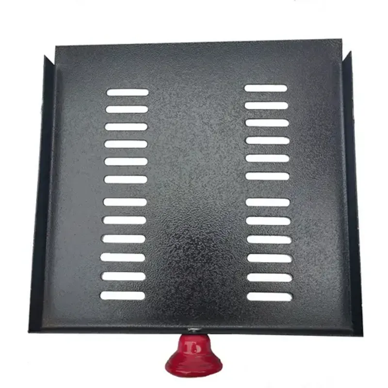 NE GRILLS 7.5 x 6.9 Inch Cast Iron Charcoal Tray for NE GRILLS 8 Inch Mini Charcoal BBQ Grill with 4 Skewers