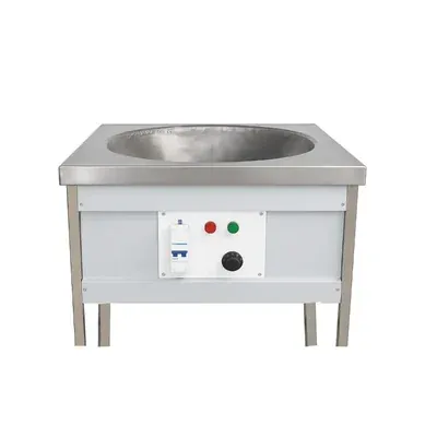 18 Inch Square Table Top Electric Kadhai, 3000 W with Safety Features (MCB/Auto-Cut Off)