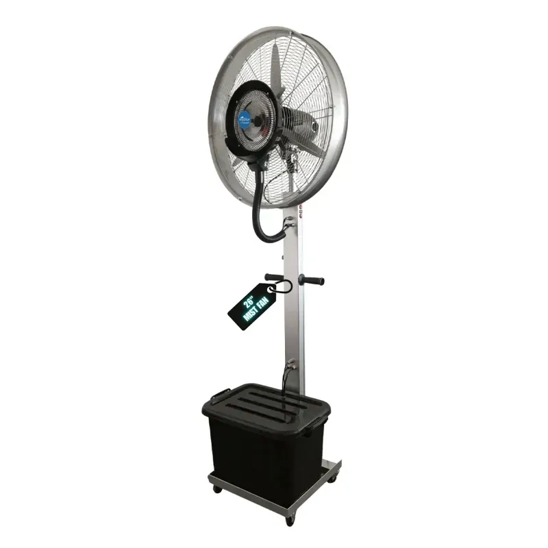 Ryna Heavy Duty 26 Inch Trolley Type Mist Fan With 40 Litre Water Tank Capacity