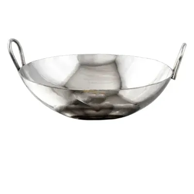 Stainless Steel 18 Inch Doodh Kadai, 5 mm Thick Kitchenware For Hotel/Restaurant