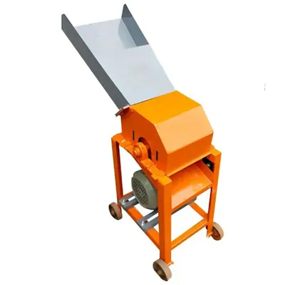 HARI OUM 1.5 HP Chaff Cutter With 500 kg/hr Cutting Capacity, Mild Steel Body