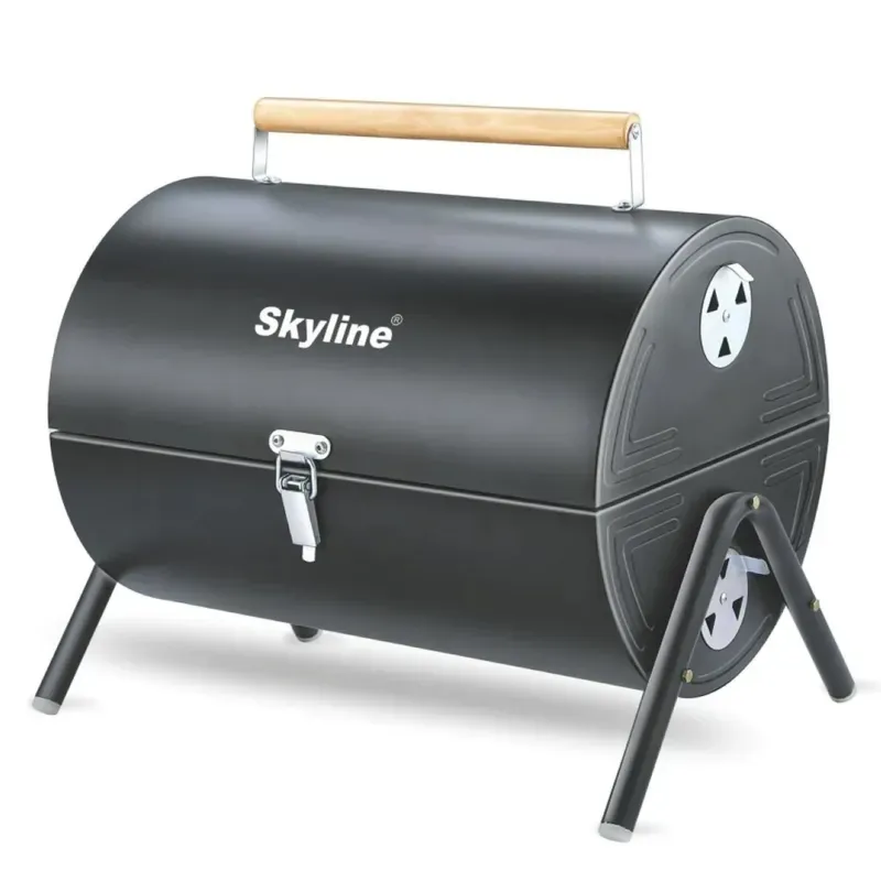 Skyline (Pack of 4) VTL-4900 Charcoal Barbeque Barrel With 10 Skews With 1 Year Warranty