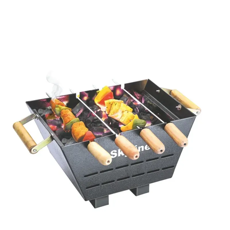 Skyline (Pack of 8) VTL-4500 Charcoal Barbeque with 4 Skews