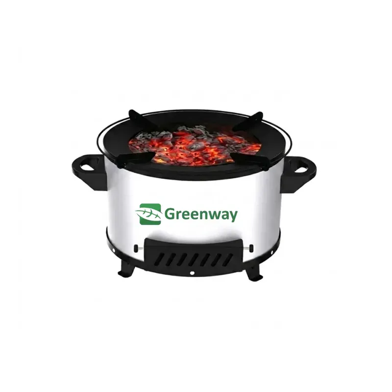 Greenway Ember Charcoal Cooking Stove, Ideal for Household, Small Business Outdoor Cooking, Camping, Barbecue & Grilling