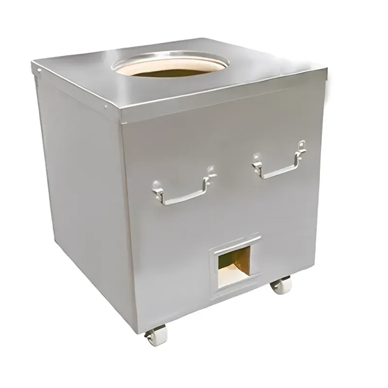 32 x 32 x 36 Inch Stainless Steel Square Shape Charcoal Tandoor