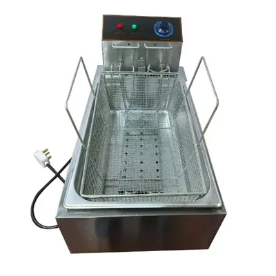 Heavy Duty Indian 18 L Single Electric Fat Fryer 3500 W, SS Body